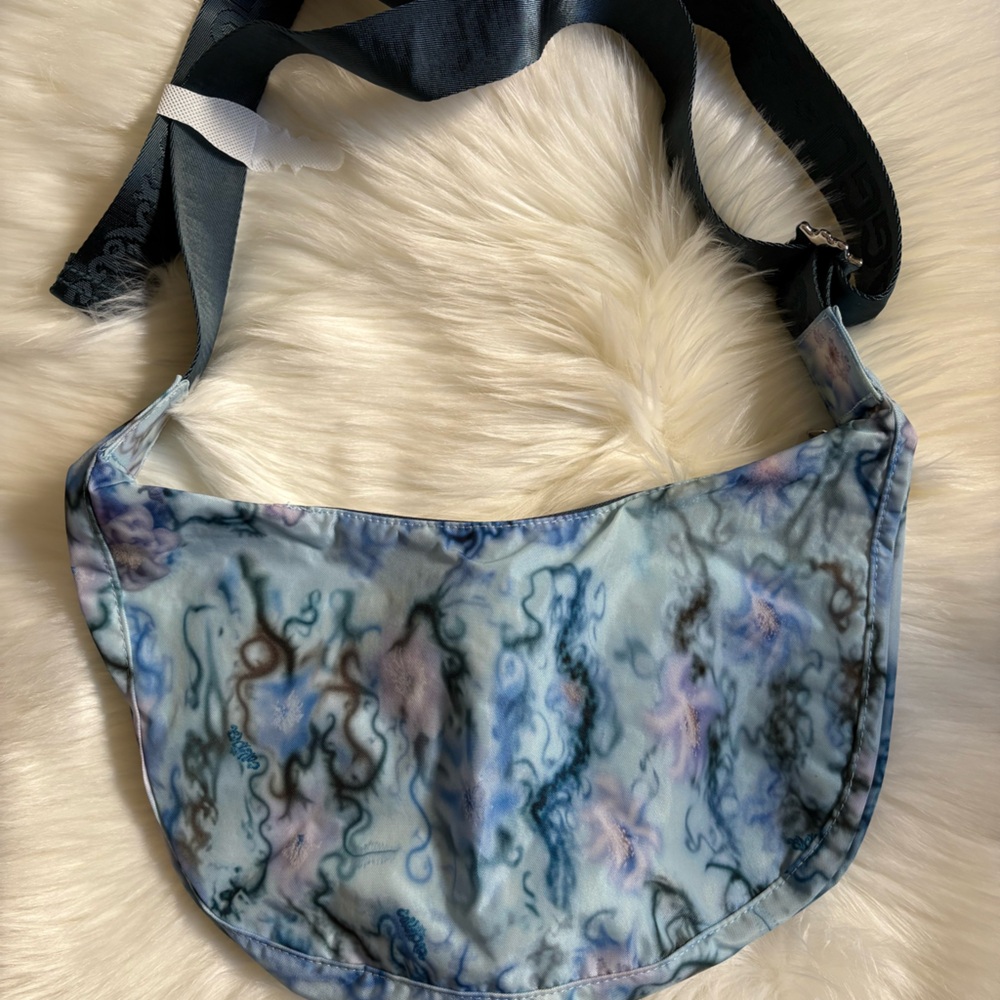 BAGGU X Collina Strada NWT Blue Thorns Crescent Bag